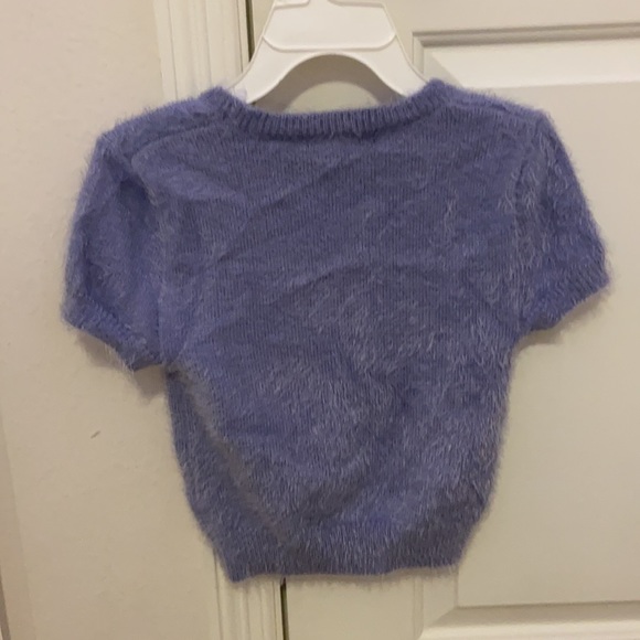 Fuzzy Forever 21 Purple Shirt - Picture 3 of 3